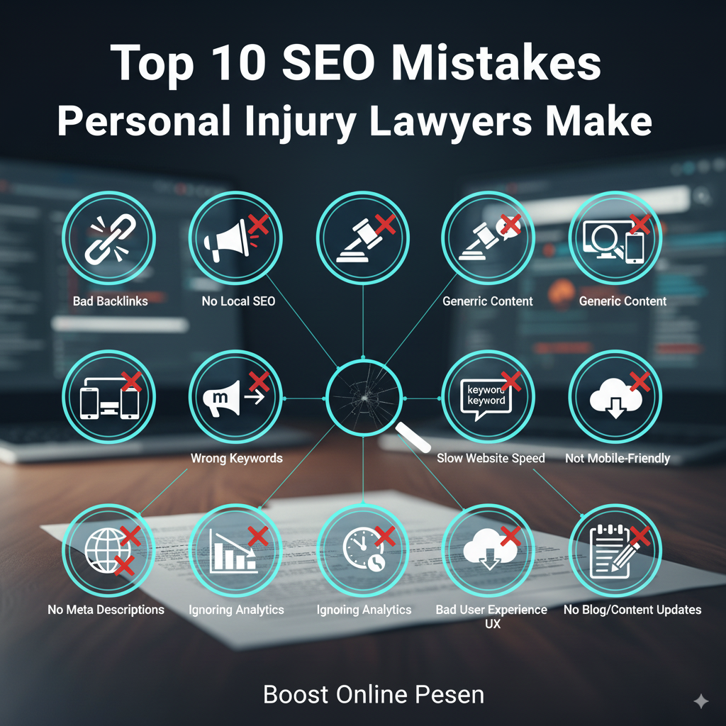 Top 10 SEO Mistakes Personal Injury Lawyers Make